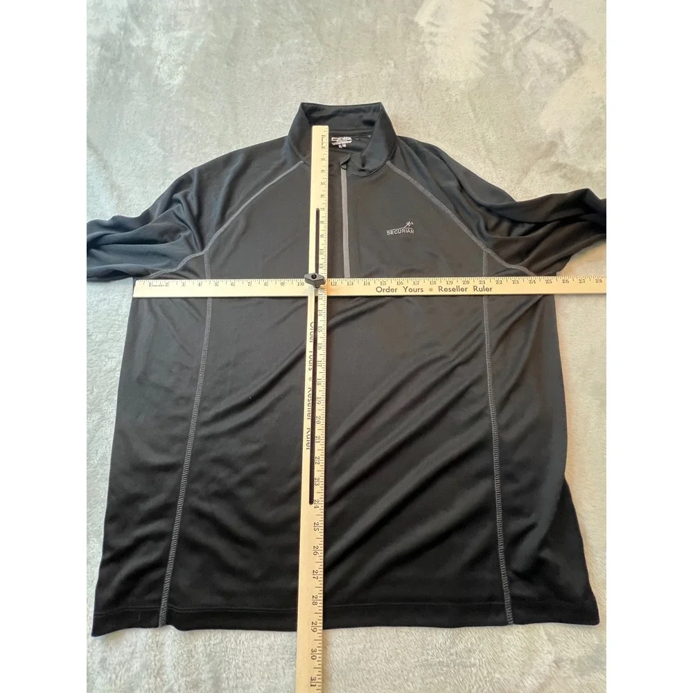 PING Performance 1/4 Zip Pullover Mens XL Black Securian Logo Golf
